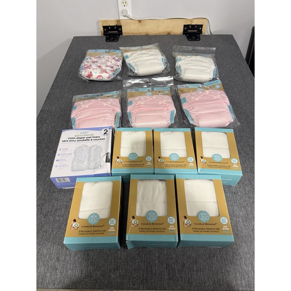 Charlie Banana Cloth Diaper Bundle Girls Set